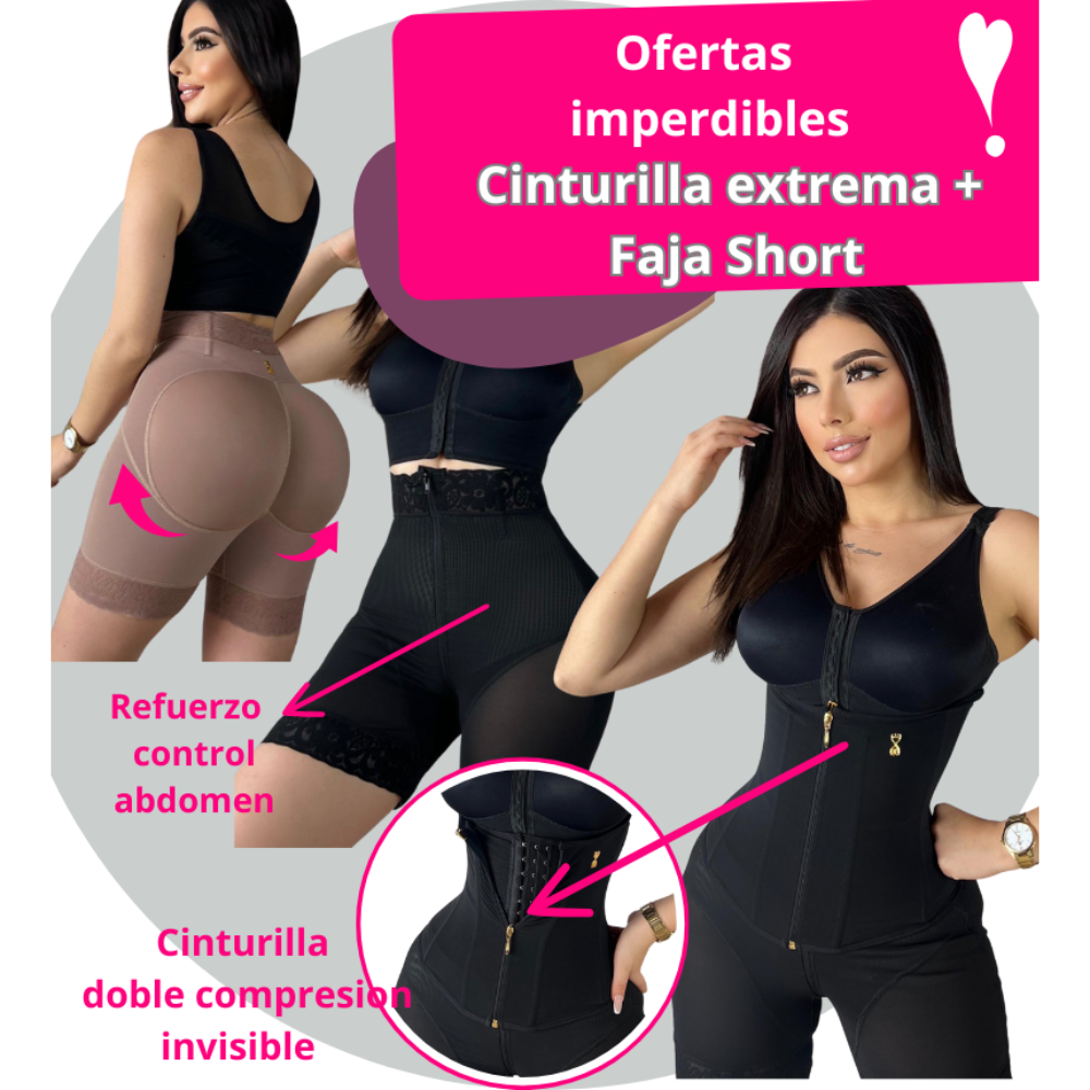 COMBO FAJA CINTURILLA Y SHORTH